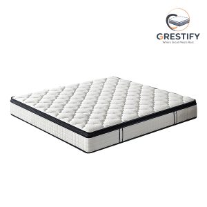 GR201 Mattress: Skin-friendly knit fabric + 1cm latex + ultra-quiet pocket springs